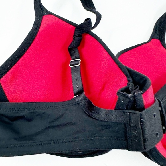 ✅ SOMA Intimates 34C Allura Baroque Bra Black/Red Lace Overlay - Picture 4 of 5